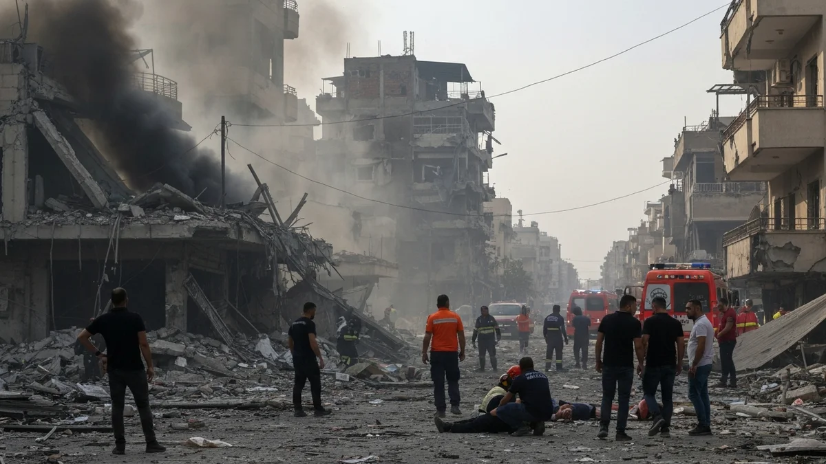 İsrail, Beyrut'u Bombaladı; Hezbollah'dan Misilleme Geldi