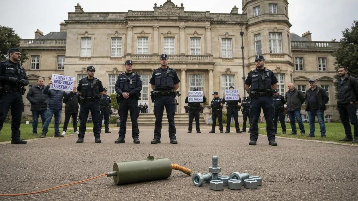 New York'ta Patlayıcı Cihaz Protestosunda İki Gözaltı