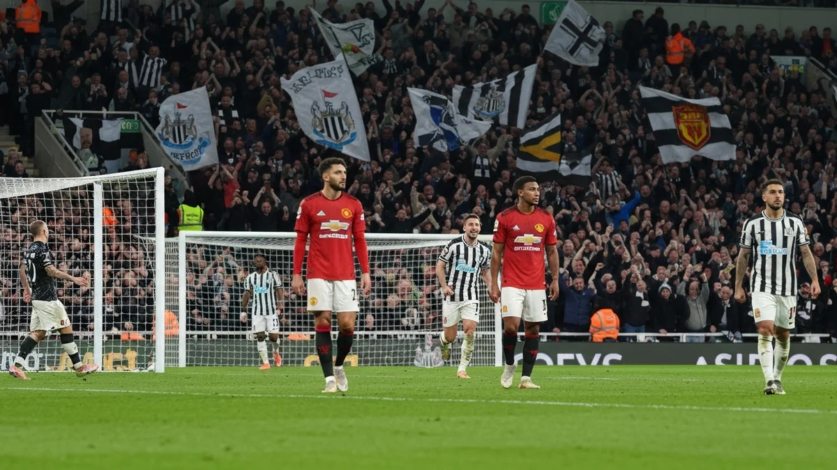 Newcastle, 10 kişiyle Manchester United'ı devirdi