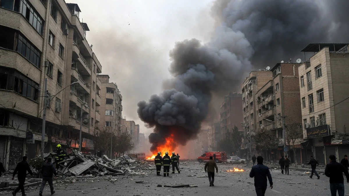 Tahran'da ABD-İsrail Saldırılarında Büyük Patlamalar